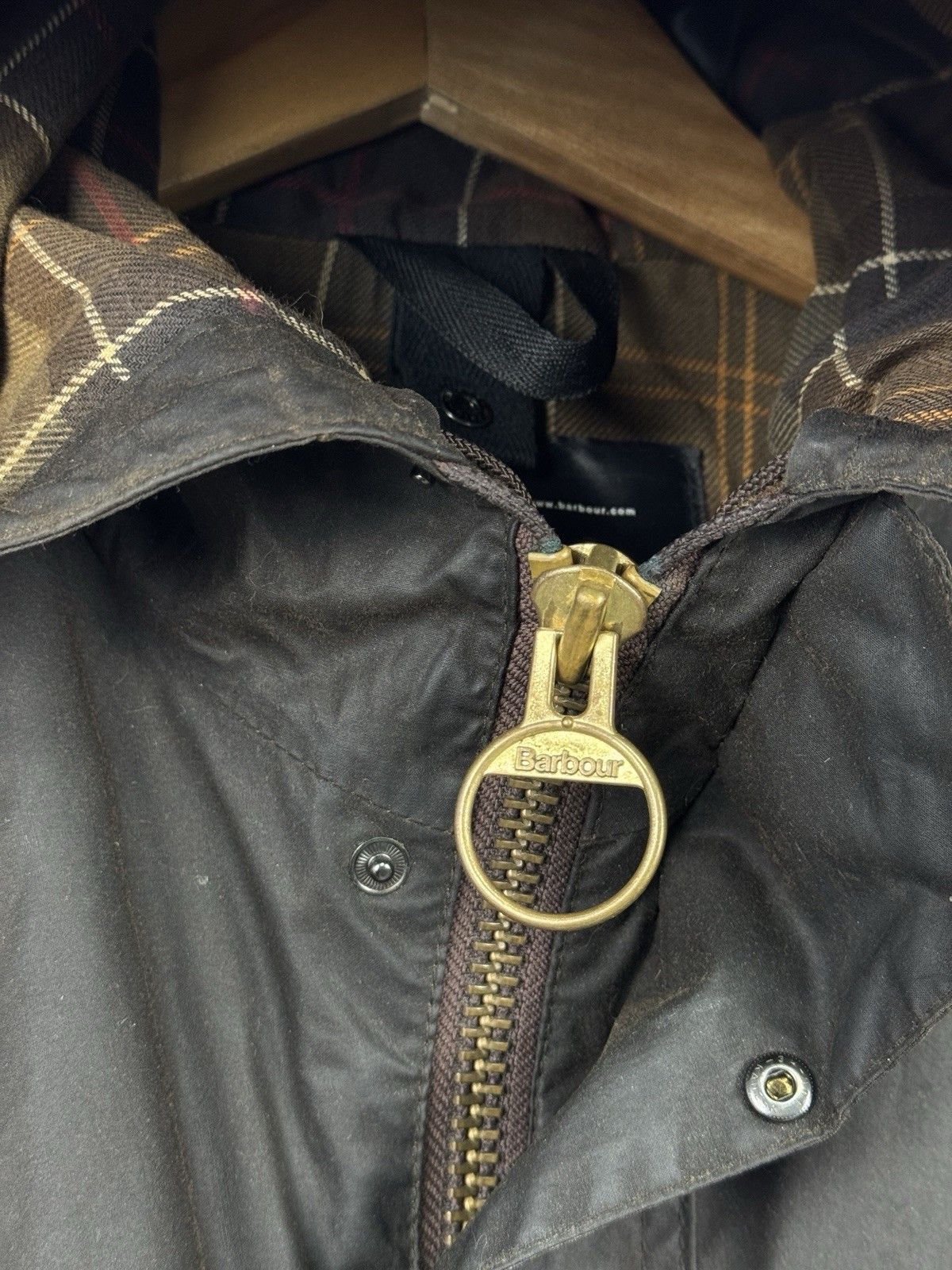 Barbour Barbour Vintage Classic Durham Wax Waxed Jacket Size C40 Size US L / EU 52-54 / 3 - 5 Thumbnail