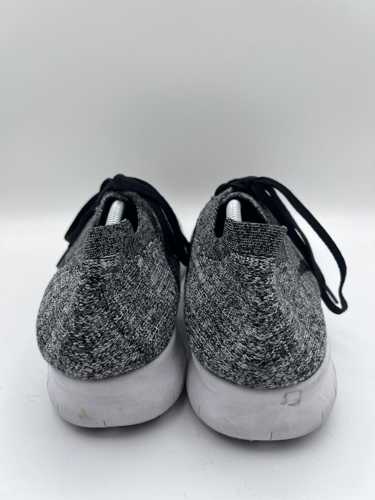 Nike Nike Free RN Flyknit Gray Knit Athletic Running Mens 11.5 Size US 11.5 / EU 44-45 - 4 Thumbnail