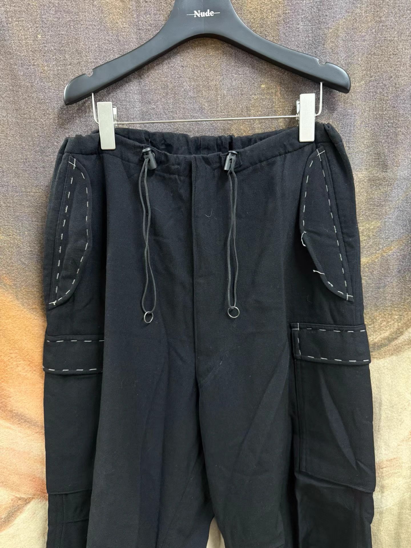 Yohji Yamamoto Yohji Yamamoto Y's Stitched Cargo Trousers K20 Size US 33 - 2 Thumbnail