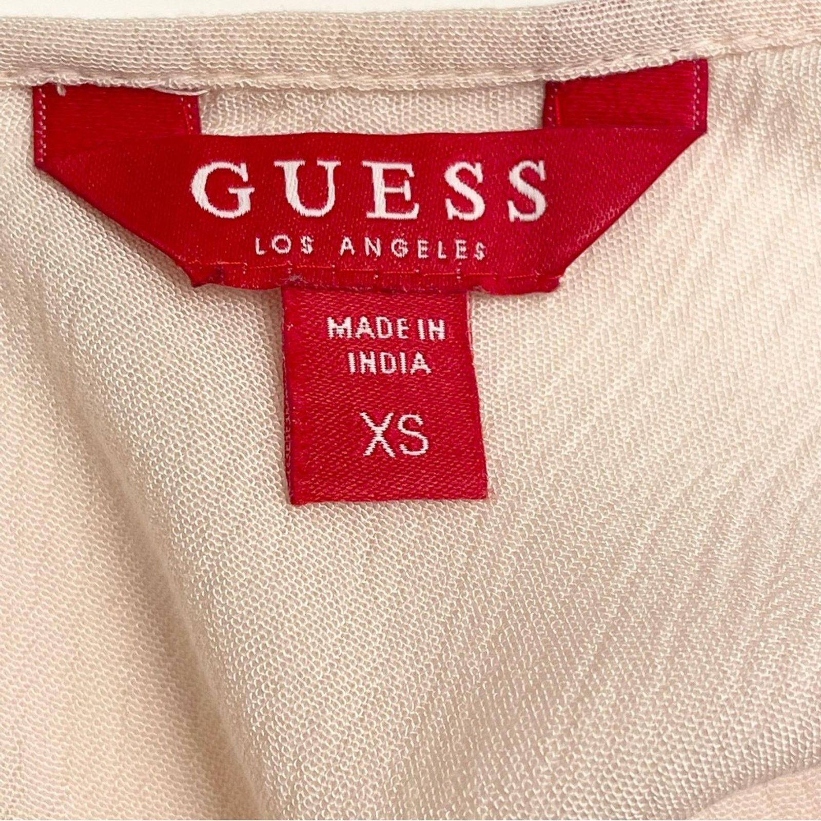 Guess Guess Cold Shoulder Embroidered Shirt XS Size XS / US 0-2 / IT 36-38 - 9 Thumbnail