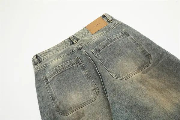 Vintage Men's heavy washed distressed straight punk ripped jeans Size US 32 / EU 48 - 5 Thumbnail