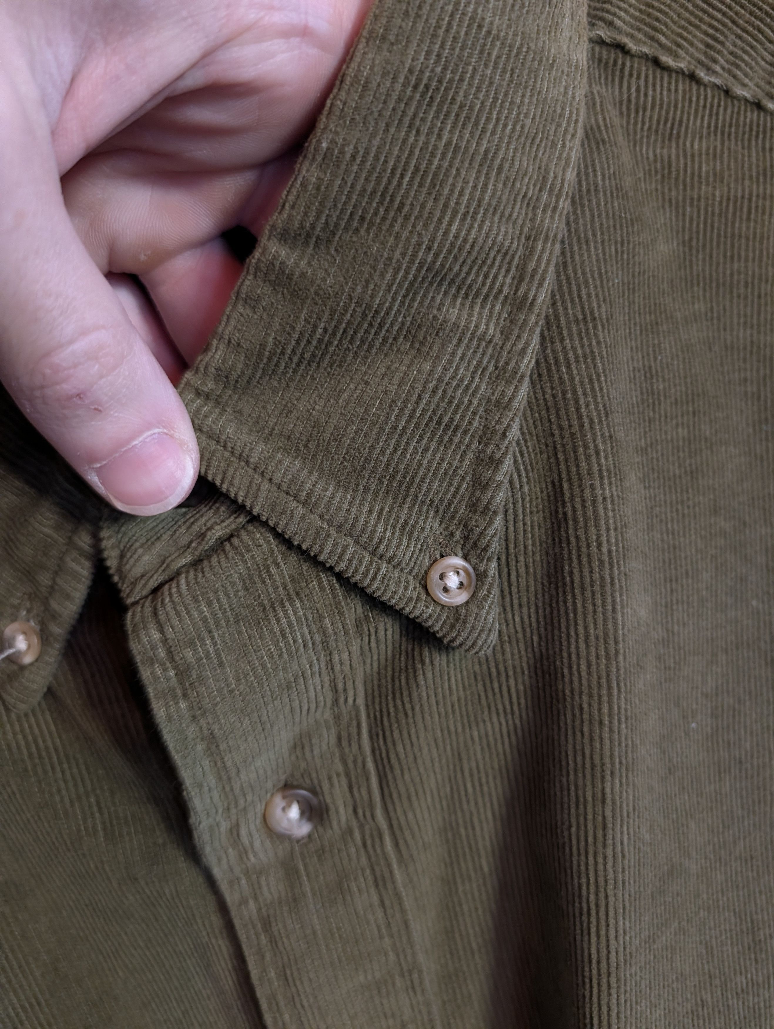 Lands' End VTG 1993 Green thick corduroy shacket MiUSA XL Size US XL / EU 56 / 4 - 5 Thumbnail