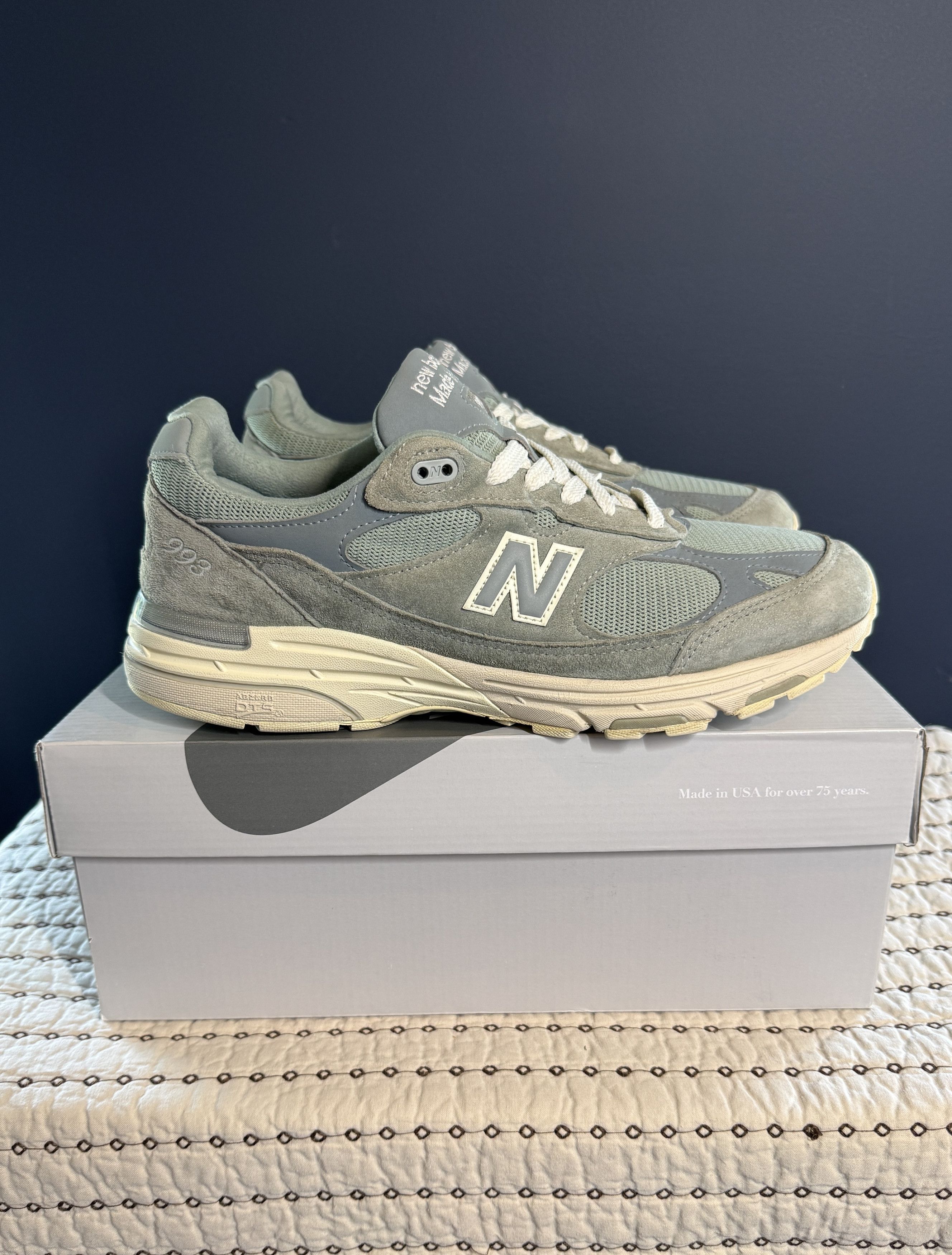Kith × New Balance 2022 KITH X NEW BALANCE 993 PISTACHIO MADE IN USA SIZE 10.5 Size US 10.5 / EU 43-44 - 12 Thumbnail