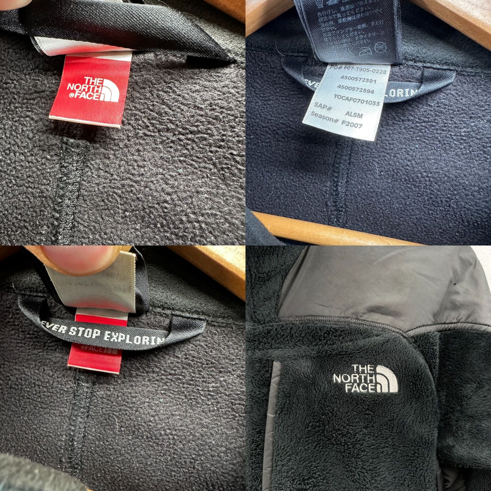 The North Face The North Face Fleece Jacket Black Women's Small Long Sleeve Zip Full Zip Regular Fit Casual Winter Jacket Size S / US 4 / IT 40 - 8 Thumbnail