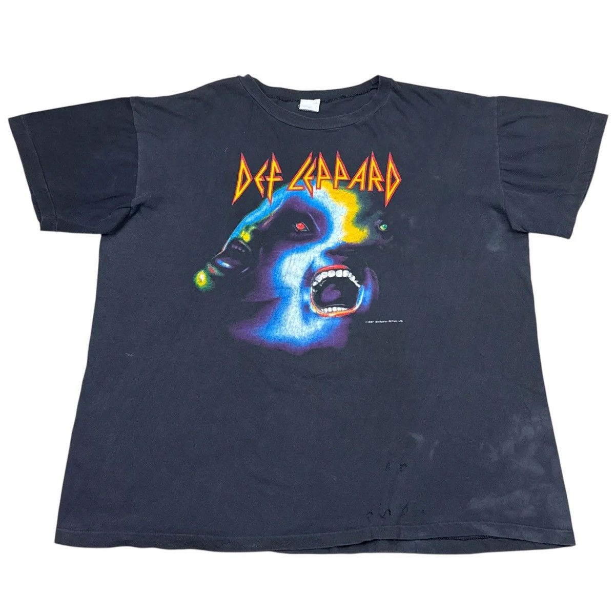 Vintage Def Leppard 1987 Vintage Shirt Size US L / EU 52-54 / 3 - 1 Thumbnail