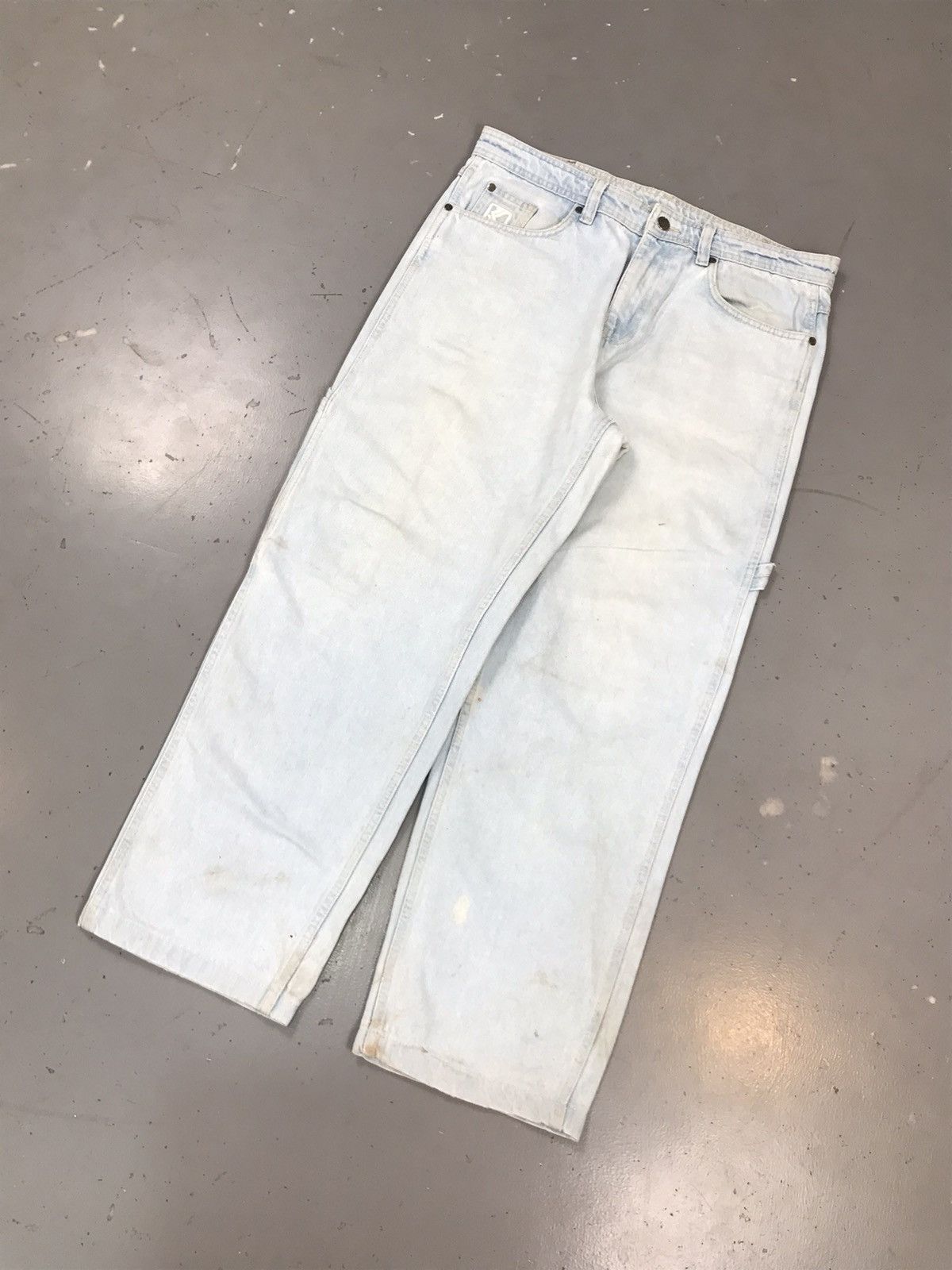 Karl Kani × Vintage Vintage Karl Kani carpenter dusty denim Size US 35 - 3 Thumbnail