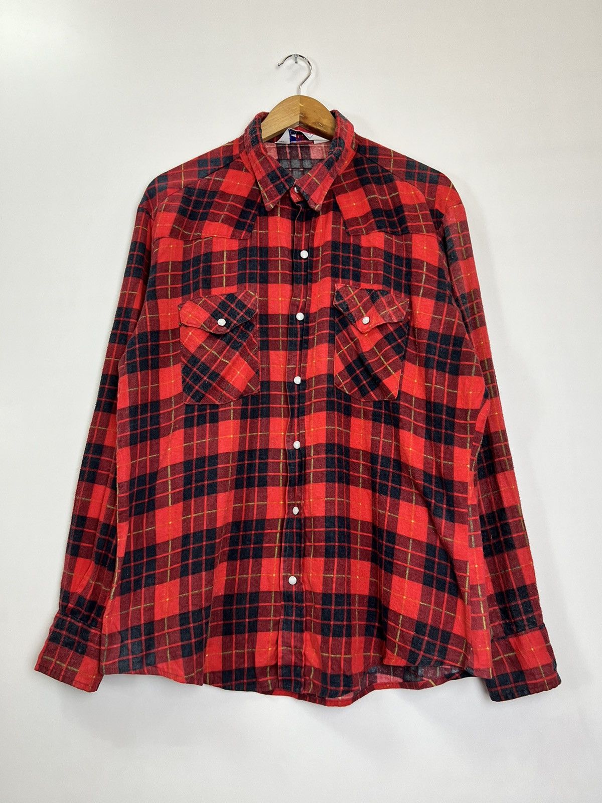 image of Vintage Dakota By Five Brother Western Shirt, Men's (Size XL)