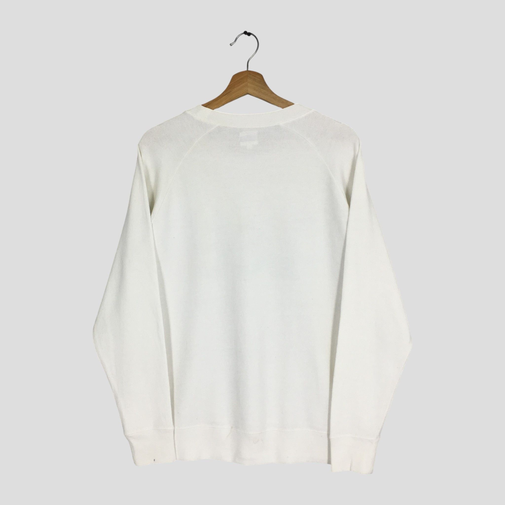 Lee Vintage 90's Lee Usa White Sweatshirt - 143 Size US L / EU 52-54 / 3 - 2 Thumbnail