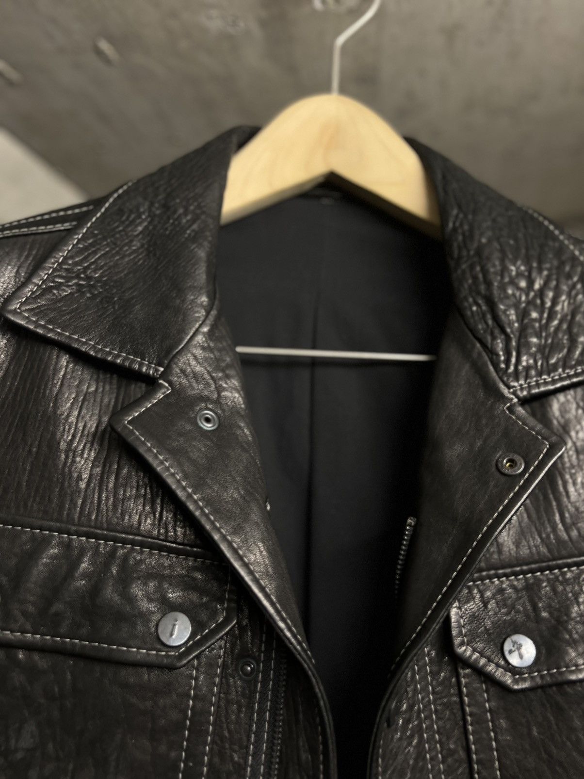 John Varvatos Vintage Horse Culatta leather Car coat Size US M / EU 48-50 / 2 - 11 Thumbnail