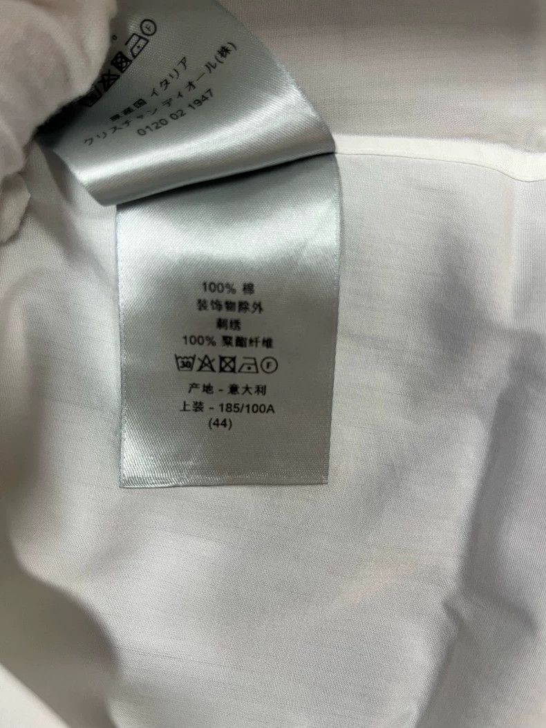 Dior Dior Size43 Shirt, slogan embroidery Size US XS / EU 42 / 0 - 7 Thumbnail