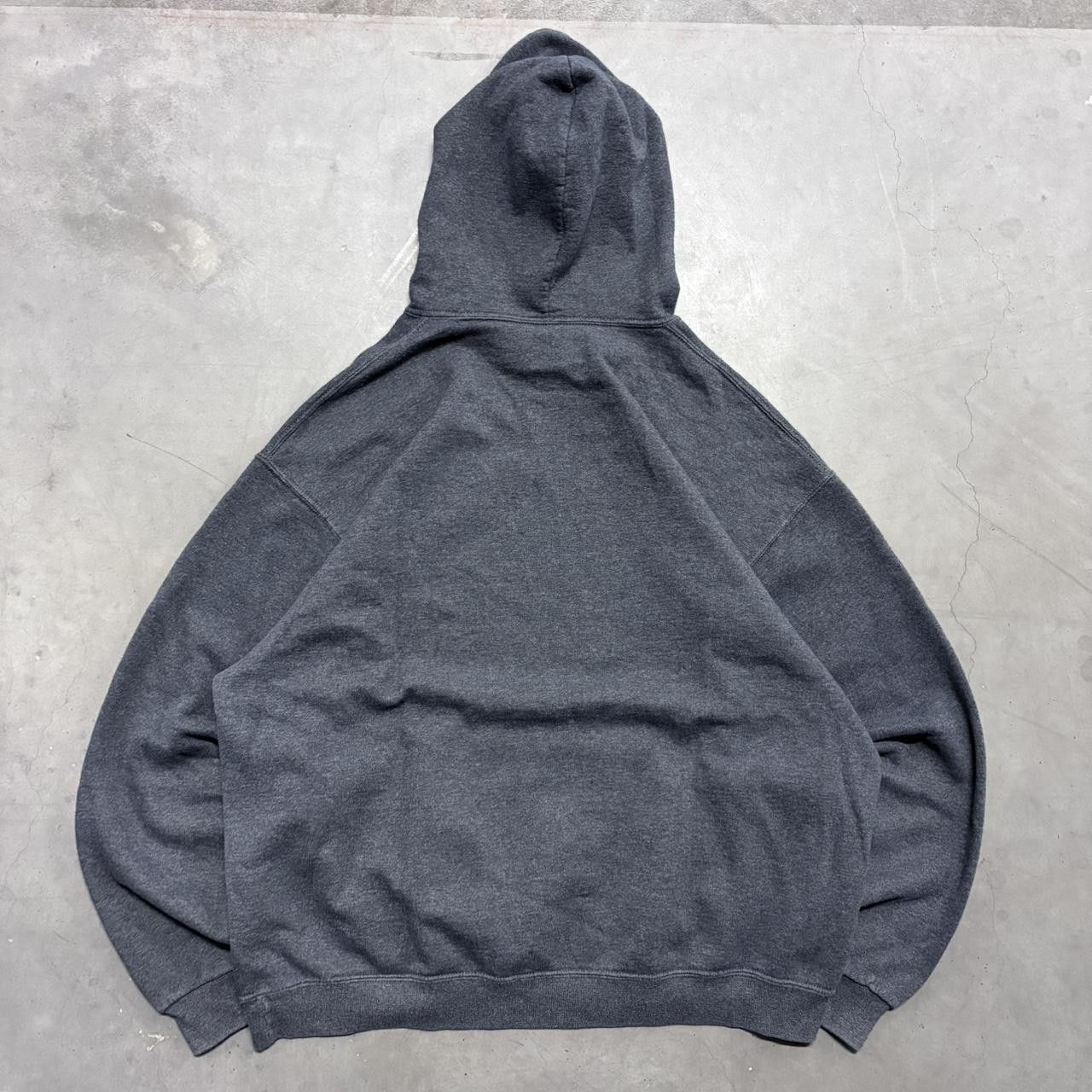 Vintage Crazy Vintage Y2K/2000s Blank Dark Grey Minimalistic Essential Hoodie! Size US XL / EU 56 / 4 - 2 Thumbnail
