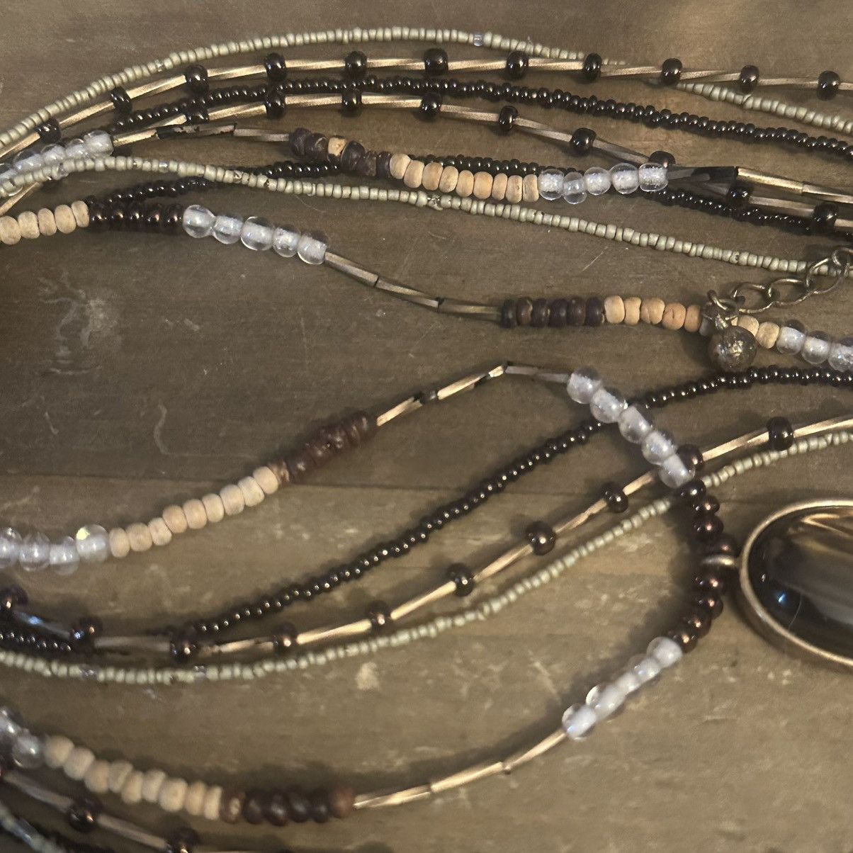 Chicos Chico’s long multi strand bead pendant necklace Size ONE SIZE - 5 Thumbnail