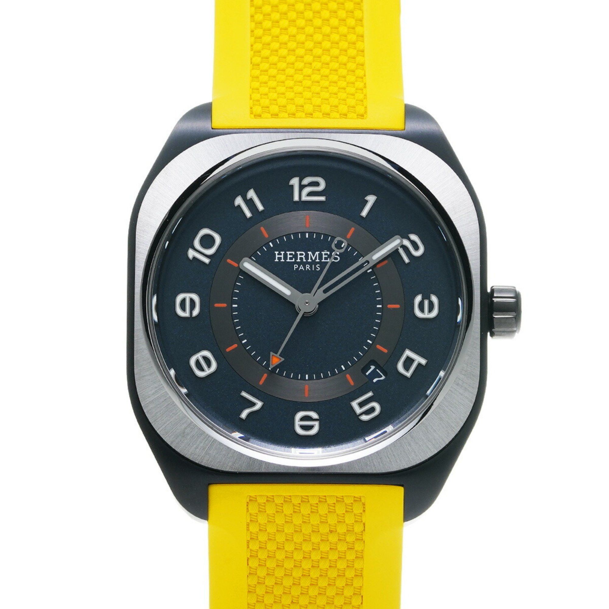 Hermes Hermes H08 Extra Large SP1.748c Black Men's Watch Automatic Size ONE SIZE - 1 Thumbnail