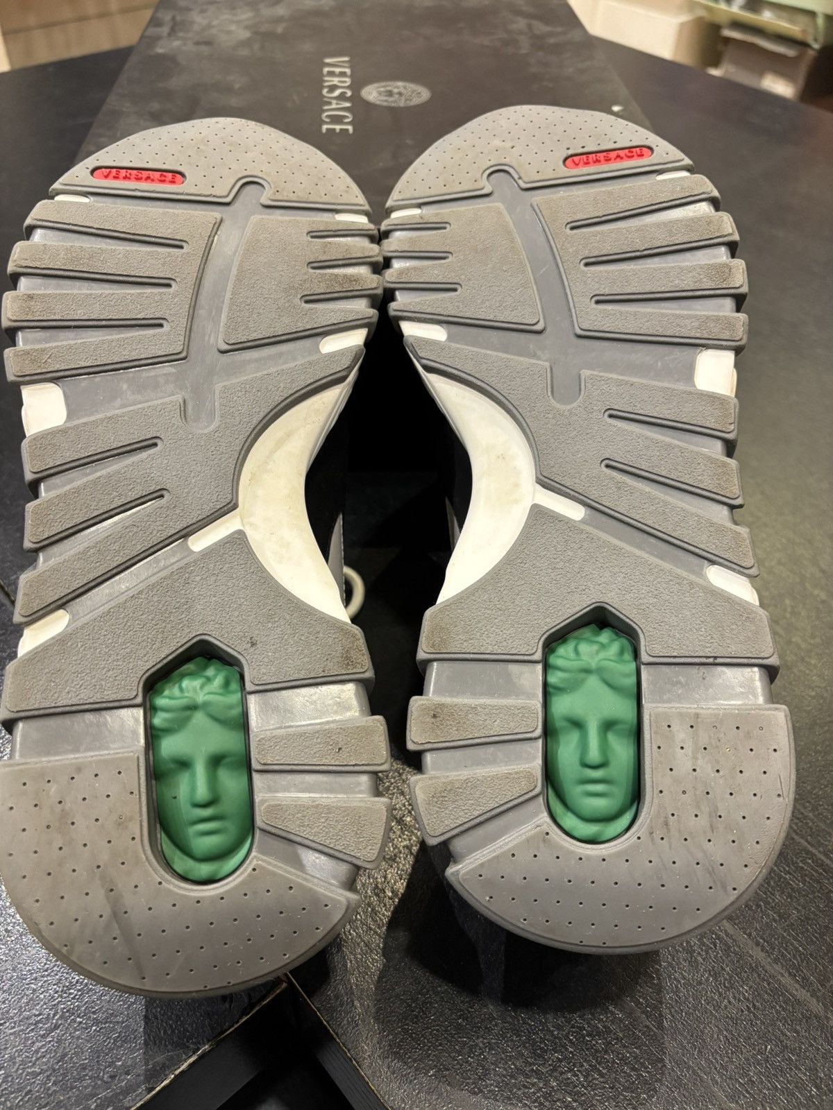 Versace Versace Squalo Neon Green Sneakers Size US 11 / EU 44 - 5 Thumbnail