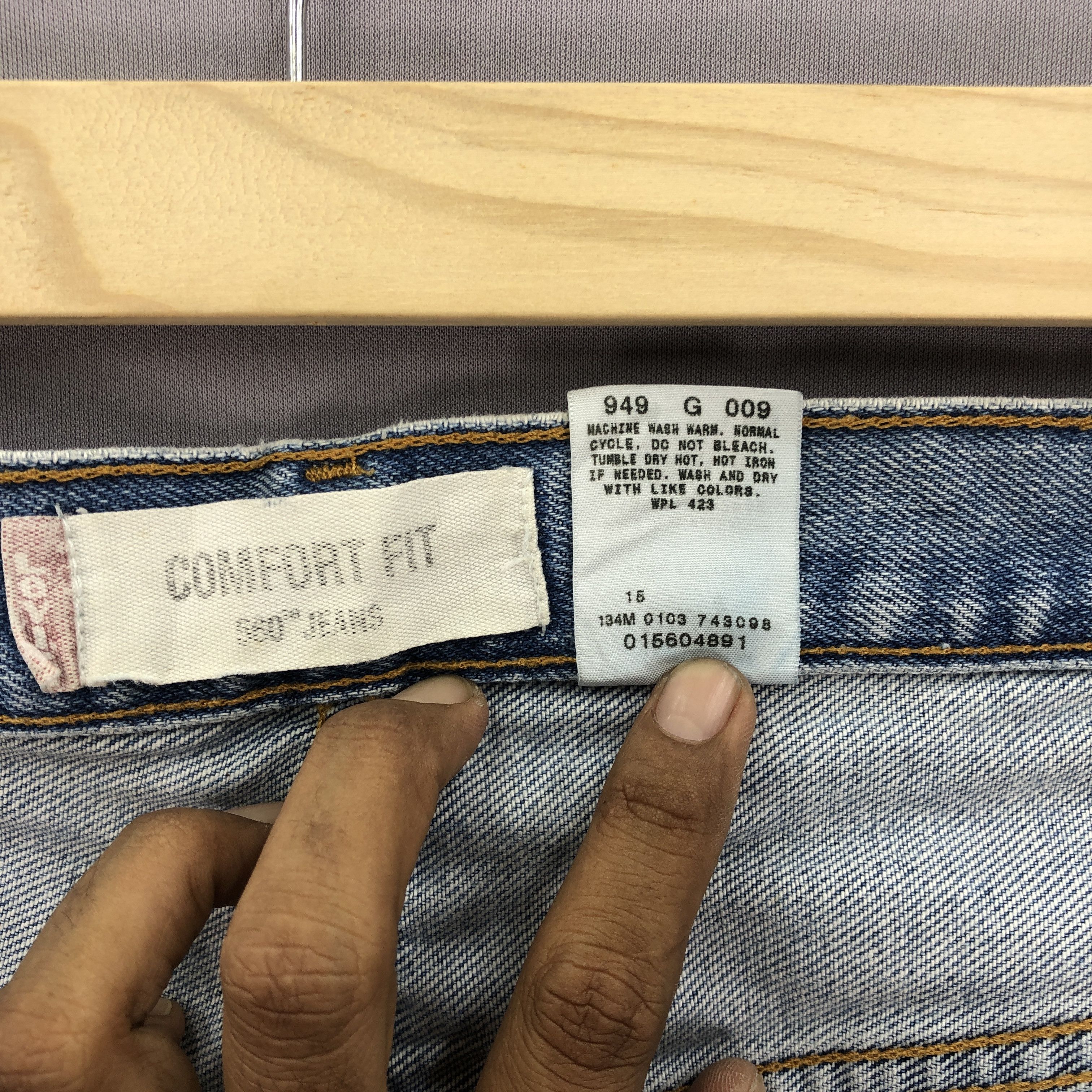 Levi's × Vintage Vintage Levis 560 Baggy Faded Jeans Levi's Light Wash Denim Size US 42 / EU 58 - 13 Thumbnail
