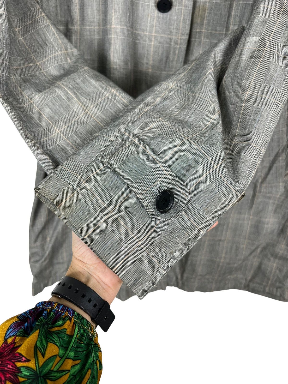 Baracuta 🔥 BARACUTA BLUE LINE CHECKER TRENCH COAT Size US M / EU 48-50 / 2 - 12 Thumbnail