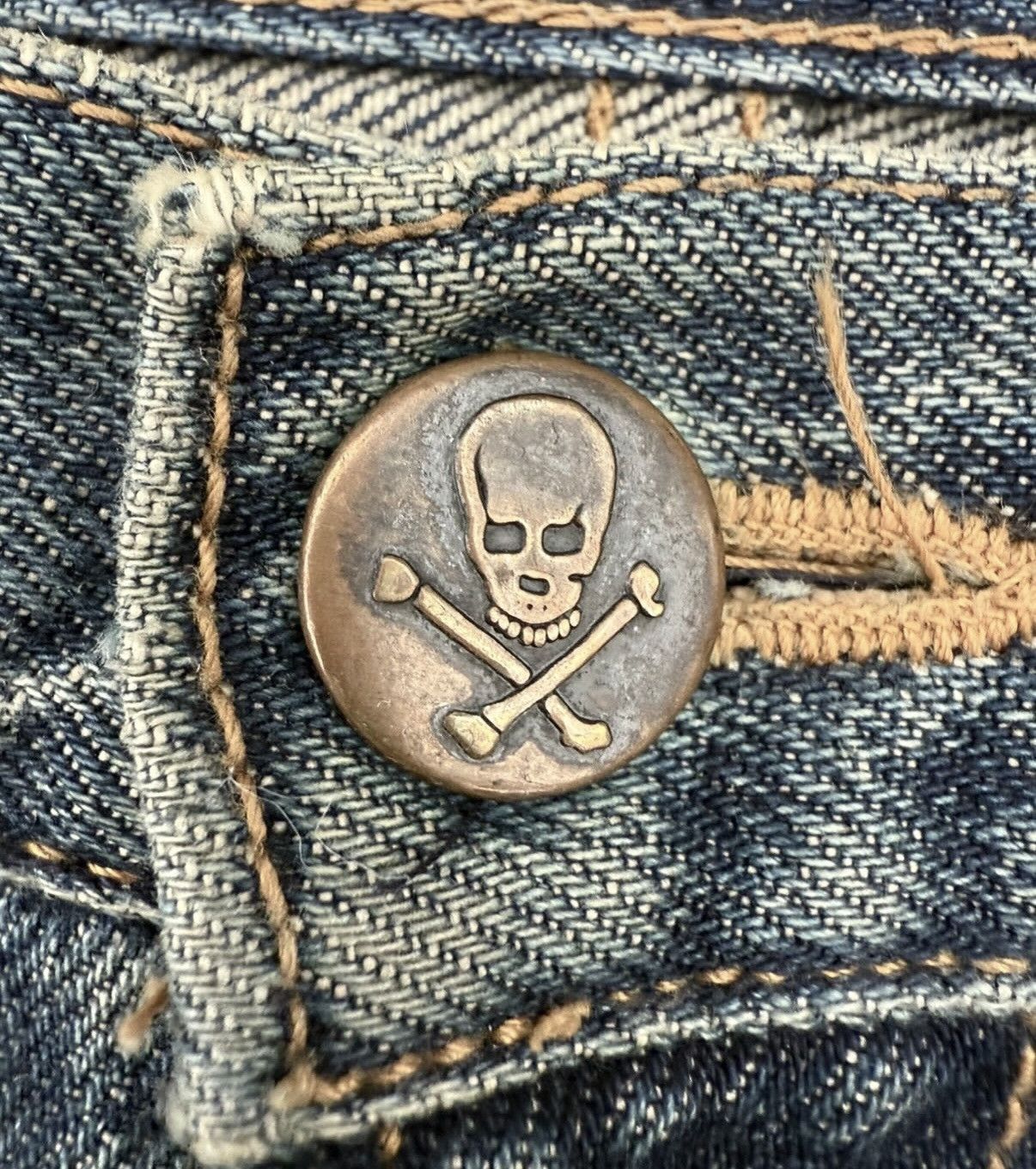 Undercover Undercover AW05 “Arts & Crafts” Skull denim Size US 32 / EU 48 - 4 Thumbnail