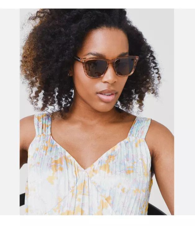 Oliver Peoples OLIVER PEOPLES LYNES SUN Washed Sunstone/ True Brown Size ONE SIZE - 7 Thumbnail