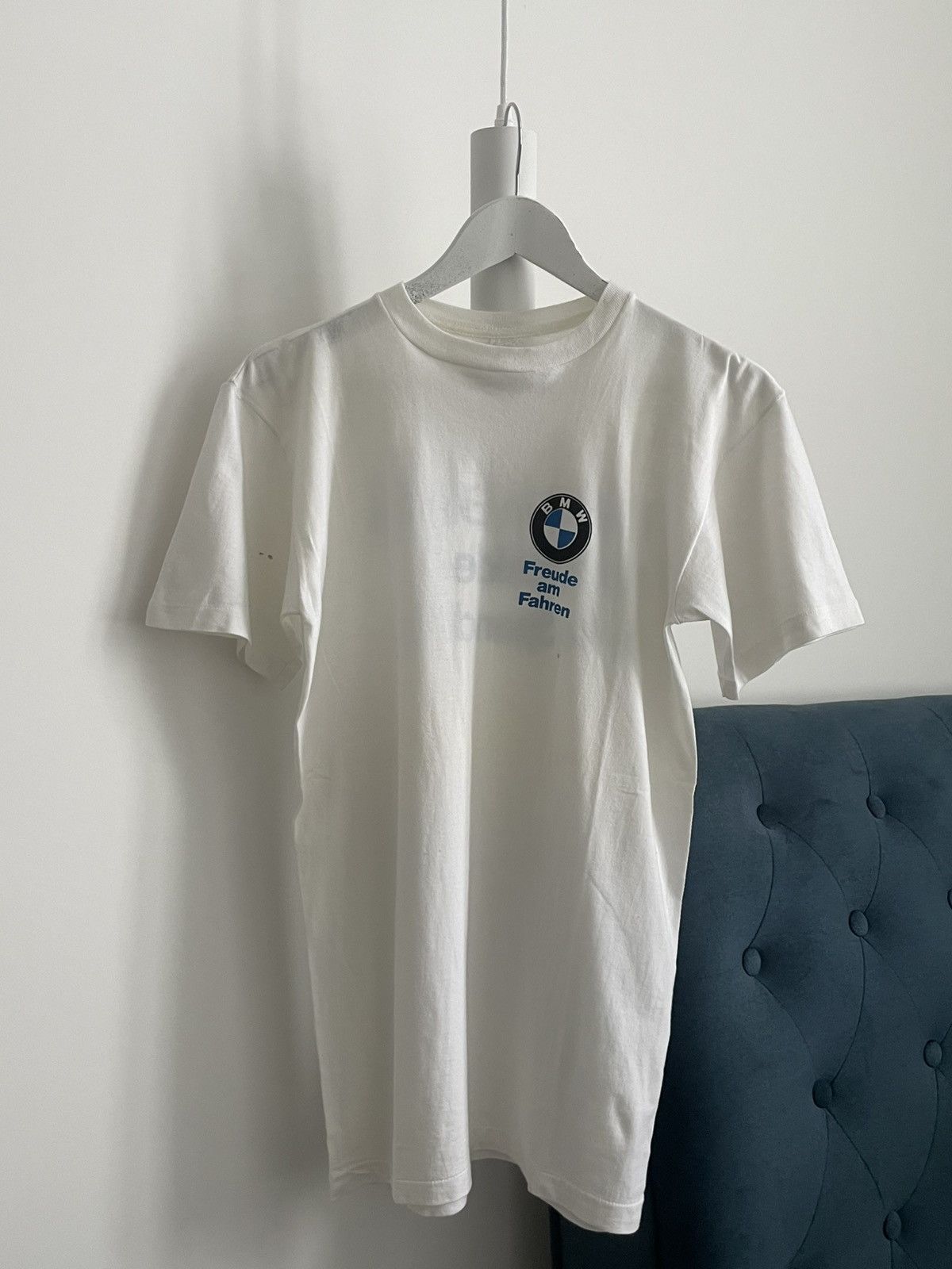 BMW Vintage Bmw 70’s Freude am Fahre T-Shirt Archive White RARE Size US M / EU 48-50 / 2 - 1 Thumbnail