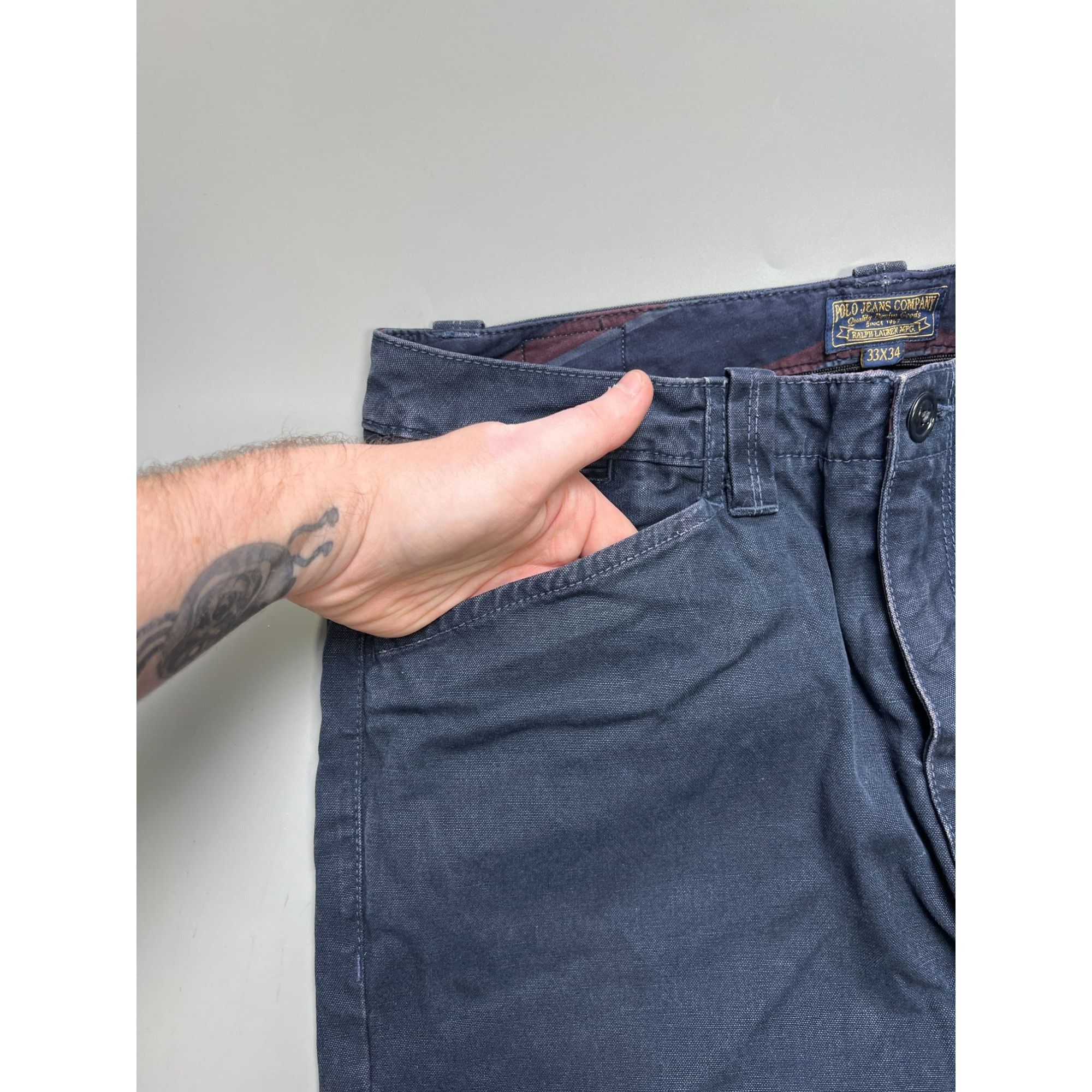 Polo Ralph Lauren Polo Jeans Company Heavyweight Cargo Pants (Y1041) Size US 33 - 4 Thumbnail