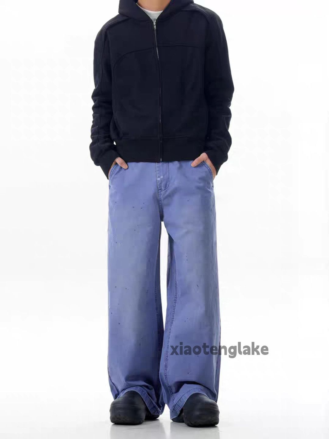Vintage Unisex washed faded loose baggy hiphop cargo pants Size US 32 / EU 48 - 5 Thumbnail