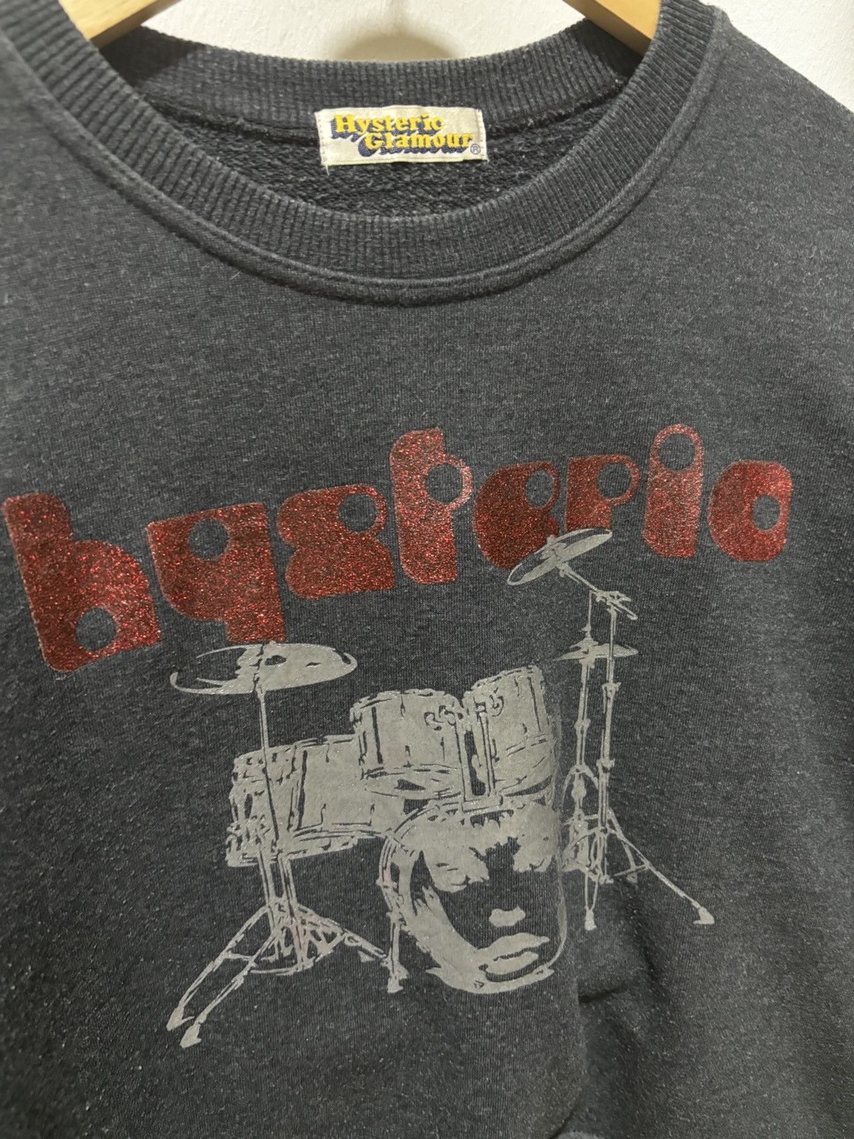Hysteric Glamour × Japanese Brand Hysteric Drummer Sweatshirt Size XS / US 0-2 / IT 36-38 - 2 Thumbnail