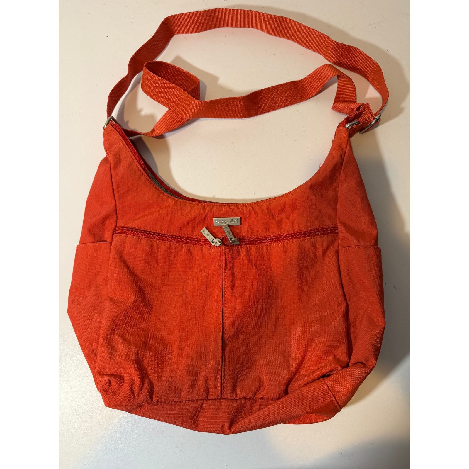 Other Bagallini Women's Hobo / Crossbody Bag Purse Burnt Orange Size ONE SIZE - 1 Thumbnail