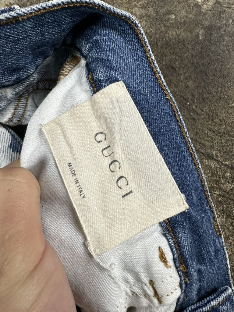 Gucci 2017 Resort Gucci Bleach Splattered Jeans Alessandro Michele Size US 32 / EU 48 - 7 Thumbnail