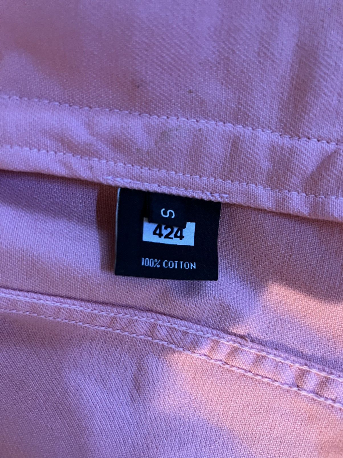 424 424 FOURTWOFOUR 2017 pink cotton jacket FINAL DROP Size US S / EU 44-46 / 1 - 5 Thumbnail
