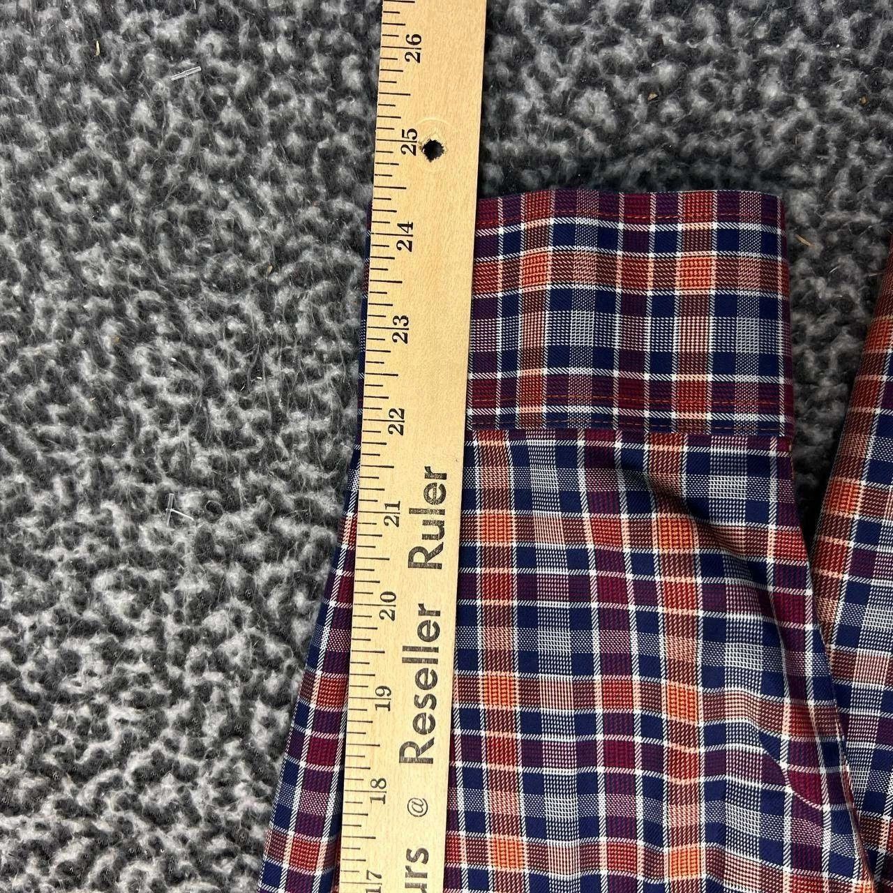 Orvis Orvis Button Down Shirt Men Orange Plaid Collared Cotton L Size US L / EU 52-54 / 3 - 7 Thumbnail