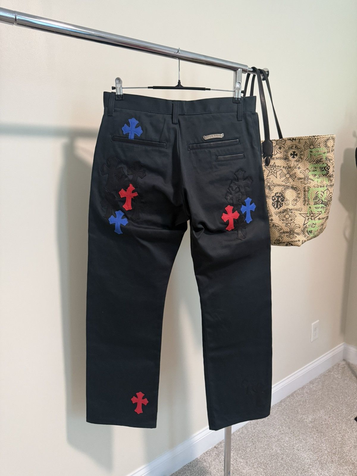 Chrome Hearts Chrome Hearts Spiderman Cross Patch Chinos Size US 34 / EU 50 - 5 Thumbnail