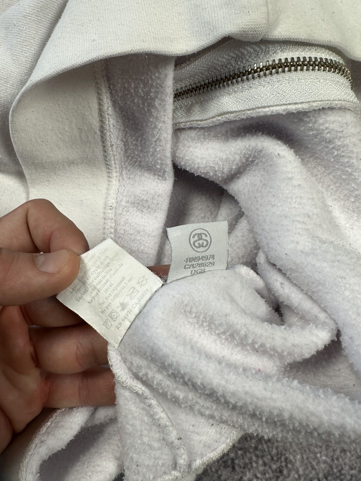 Stussy Vintage Stussy Zip Hoodie Back Logo Streetwear Rare Casual S Size US S / EU 44-46 / 1 - 6 Thumbnail