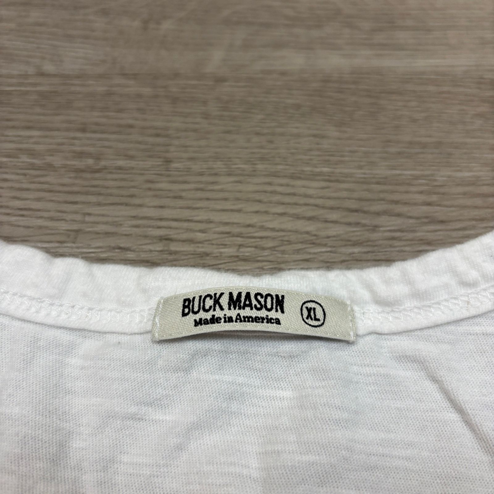 Buck Mason Buck Mason Curved Hem Cotton Slub Short Sleeve Shirt Mens XL Size US XL / EU 56 / 4 - 6 Thumbnail