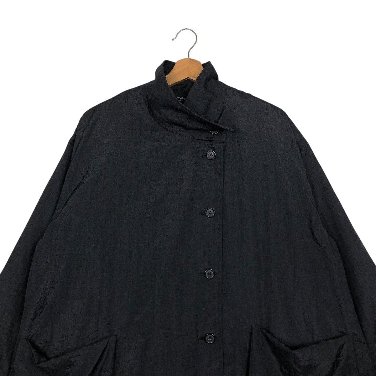 Japanese Brand 🔥RICH BLACK VTG OVERSIZE JACKET YACCO MARICARD ISSEY MIYAKE Size US M / EU 48-50 / 2 - 4 Thumbnail