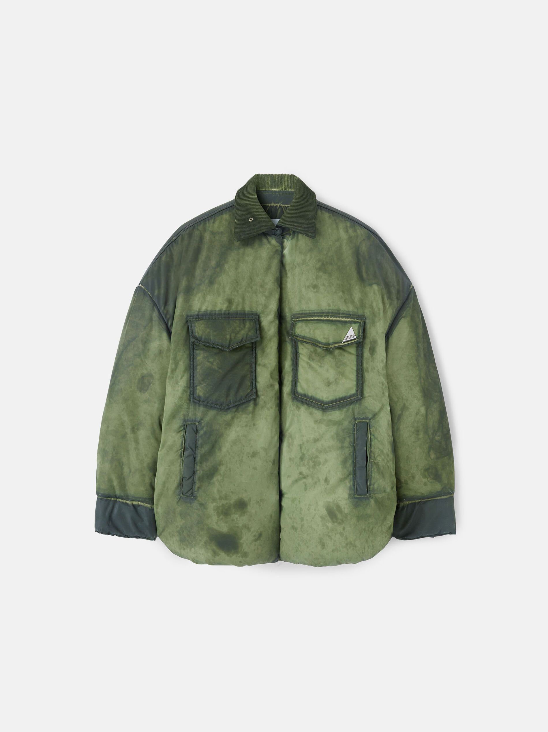 The Attico o1mle0526 Short Coat in Military Green Size S / US 4 / IT 40 - 1 Thumbnail