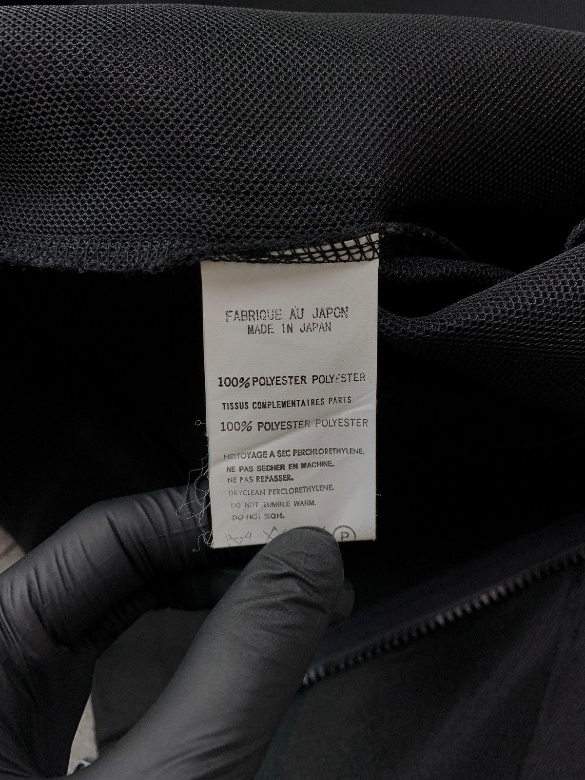 Yohji Yamamoto FREE TAX! Polyester One Pocket Biker Jacket - Medium Size US M / EU 48-50 / 2 - 9 Thumbnail