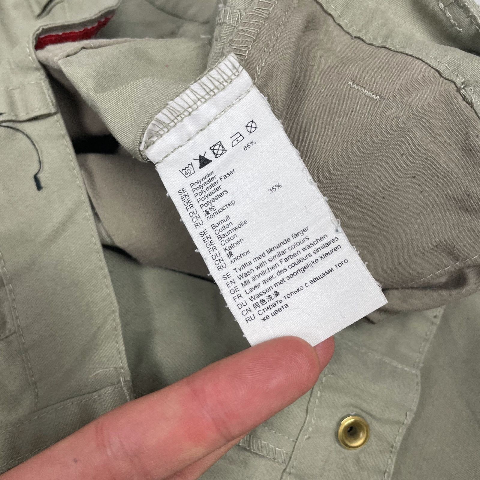 Fjallraven Fjallraven G-1000 Mens Olive Green Polyester Cargo Shorts 46 Size US 30 / EU 46 - 10 Thumbnail