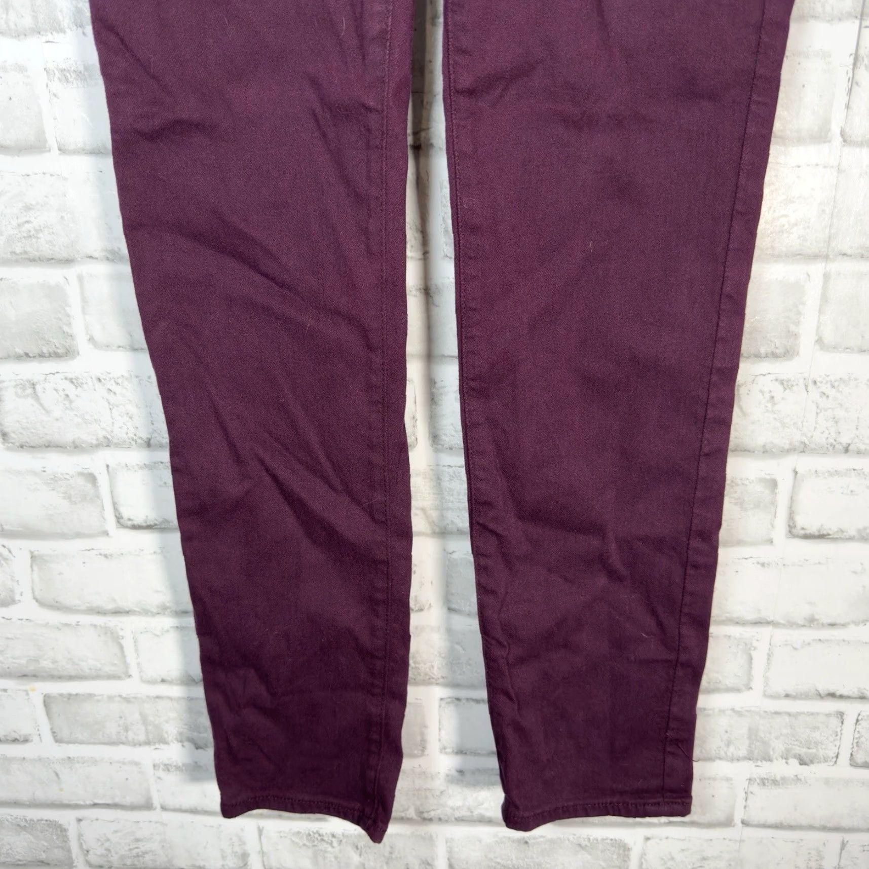 Vintage AG Adriano Goldschmied Red Stevie Ankle Pants Womens Size 27R x 29 Size 27" / US 4 / IT 40 - 3 Thumbnail