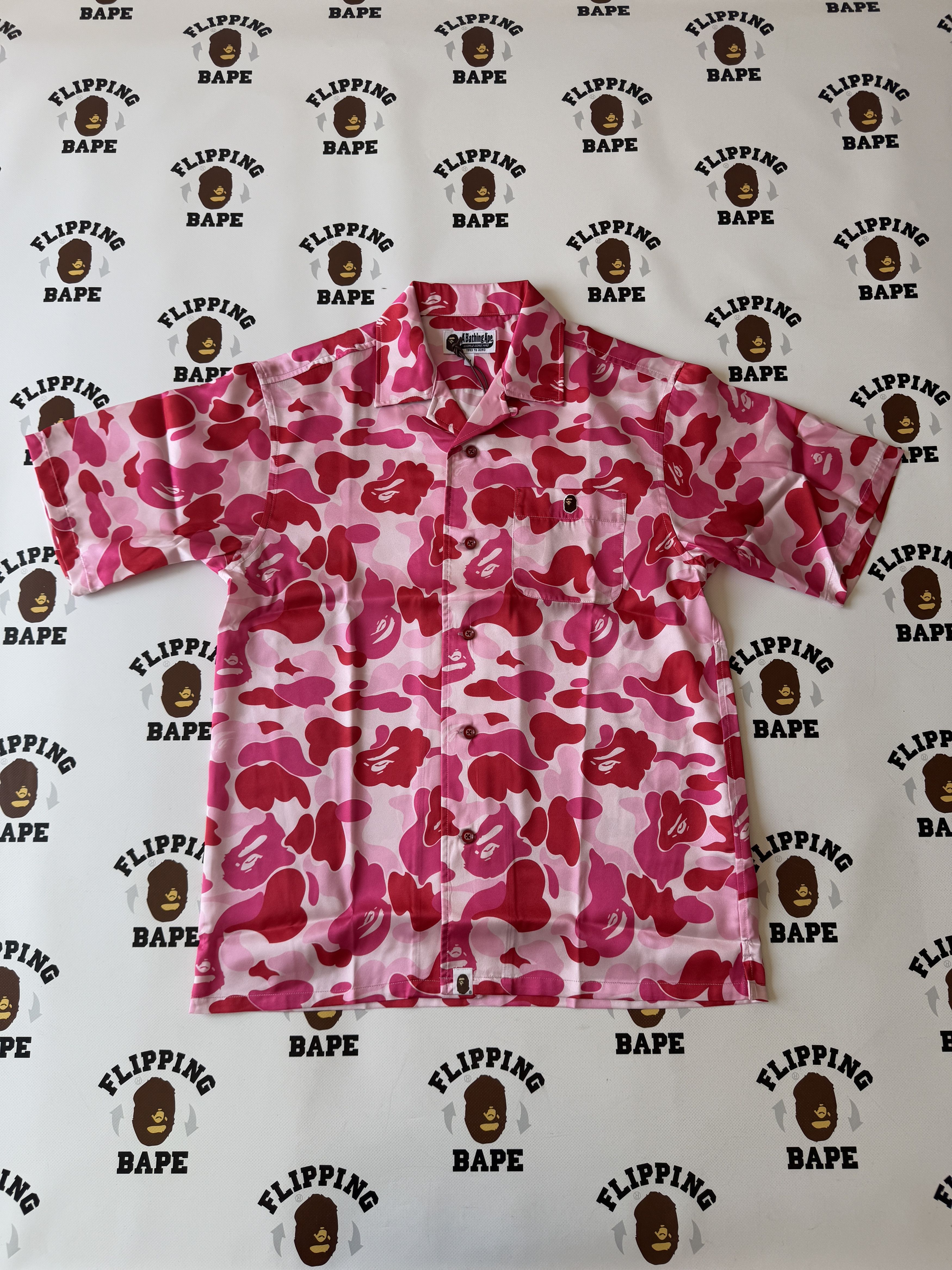 Bape BAPE ABC CAMO OPEN COLLAR SS SHIRTS (SS25) Size US M / EU 48-50 / 2 - 1 Thumbnail