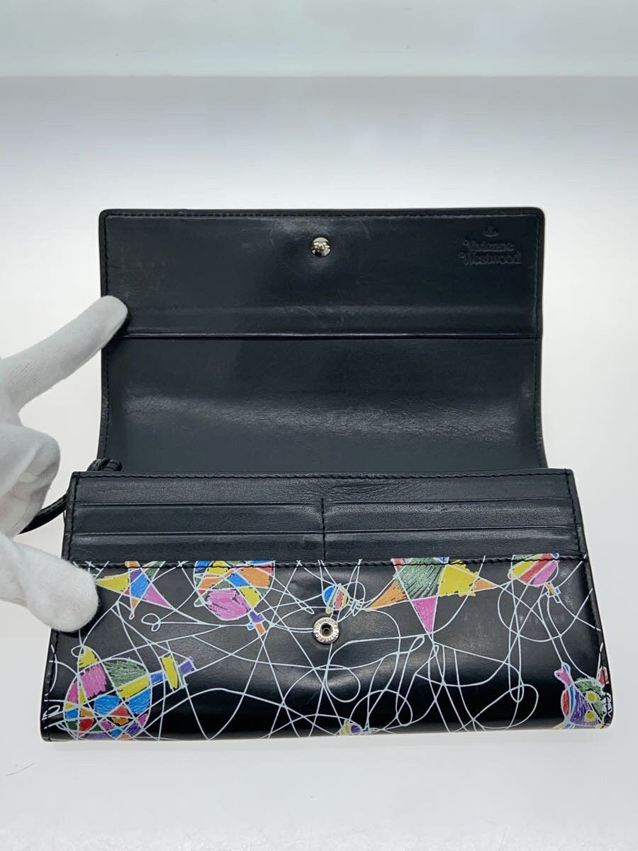 Vivienne Westwood Vivienne Westwood Allover Pttn Long Wallet Black Size ONE SIZE - 4 Thumbnail