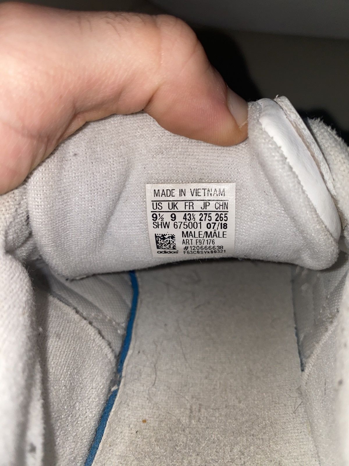 Adidas White Adidas Sneakers Size US 9.5 / EU 42-43 - 6 Thumbnail