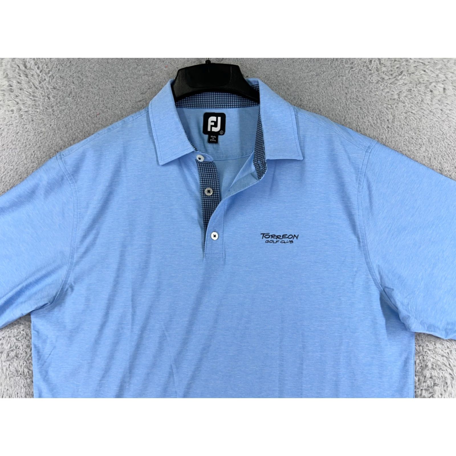 Footjoy FootJoy Polo Shirt Mens Large Blue Golf FootJoy FJ Polo Shirt Logo Golfing Driving Range Mens Size US L / EU 52-54 / 3 - 4 Thumbnail