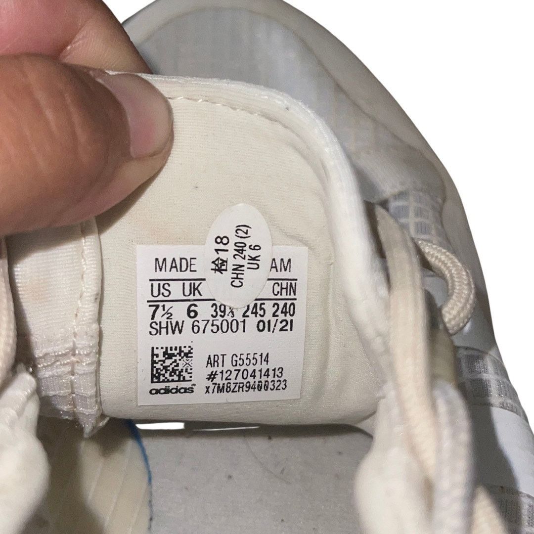 、 Adidas Womens ZX 2K Boost Sneakers Shoes White Blush Running - crrs.pl