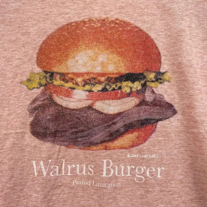 N.Hoolywood Vtg 2005 Collection N.HOOLYWOOD WALRUS BURGER Tee Size US S / EU 44-46 / 1 - 3 Thumbnail