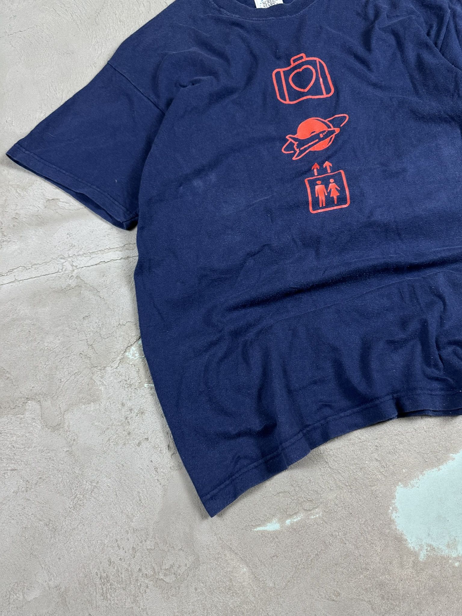 Band Tees × Vintage 2001 U2 Elevation Tour Rock Band Promo T-shirt Size US L / EU 52-54 / 3 - 7 Thumbnail