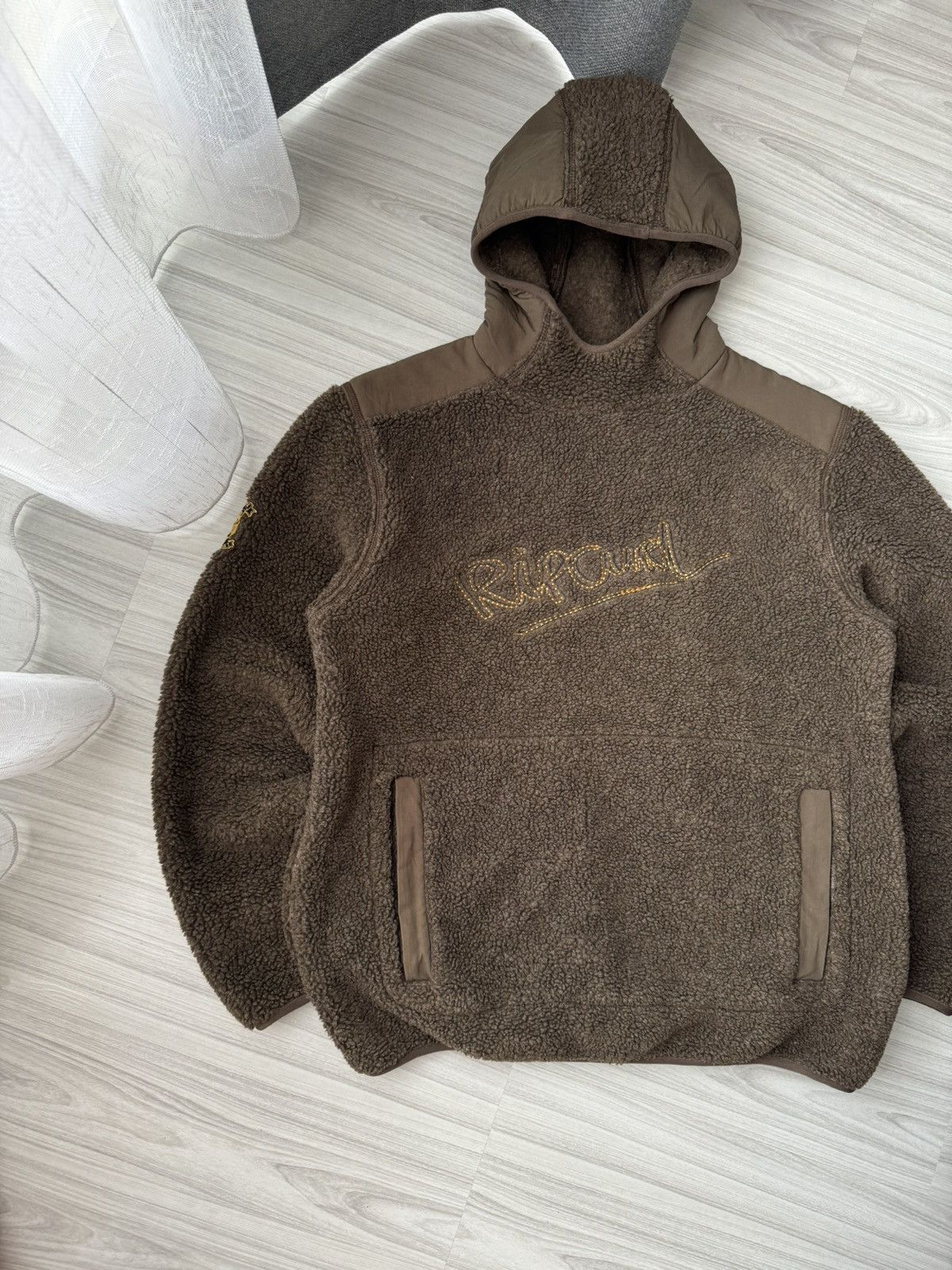 Rip Curl × Vintage Vintage Rip Curl Deep Pile Fleece Balaclava Hood Size US M / EU 48-50 / 2 - 5 Thumbnail