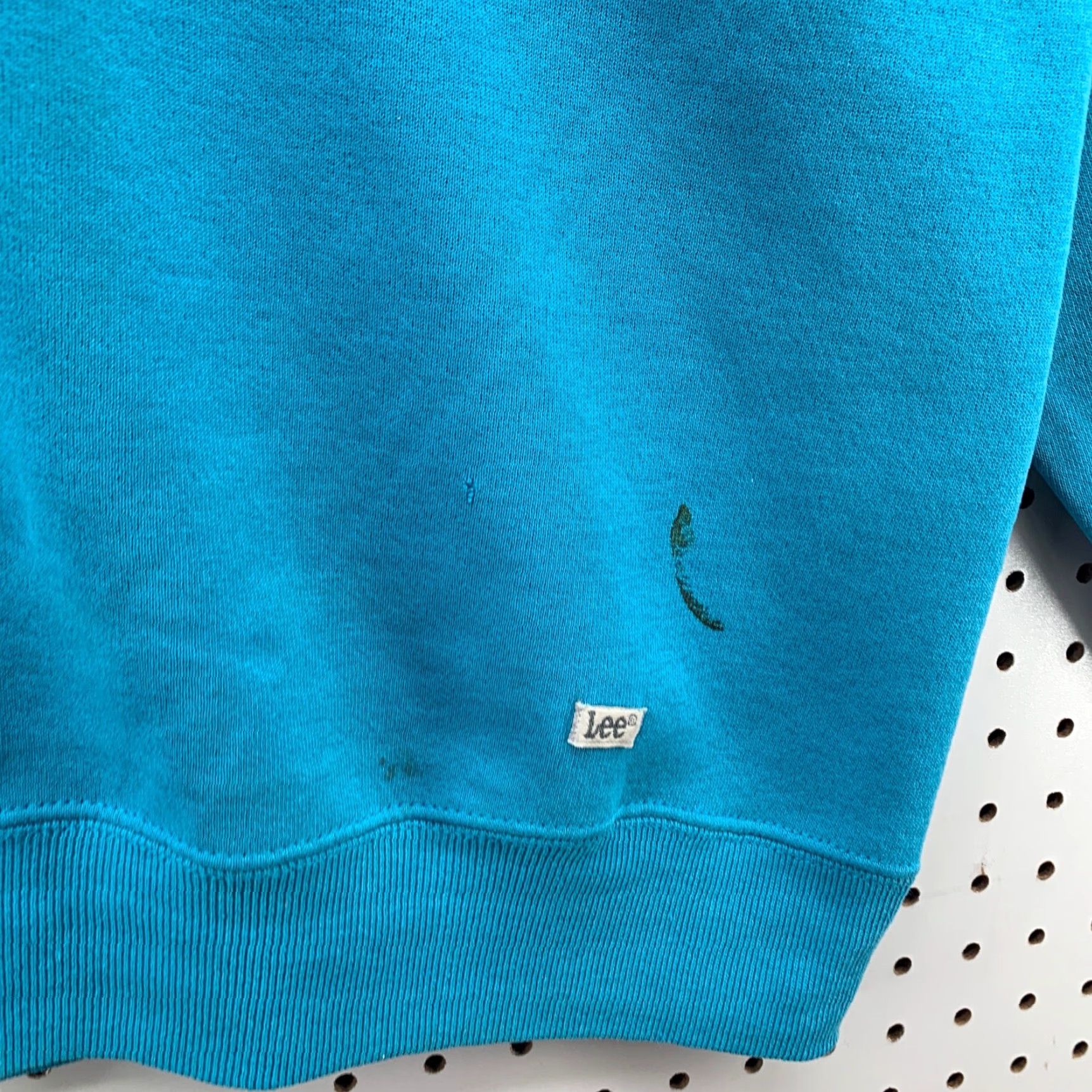 Lee VINTAGE Lee Sport Crewneck Sweatshirt Men's L Blue 90s Heavyweight Cotton Blend Fleece Logo Pullover Size US L / EU 52-54 / 3 - 7 Thumbnail