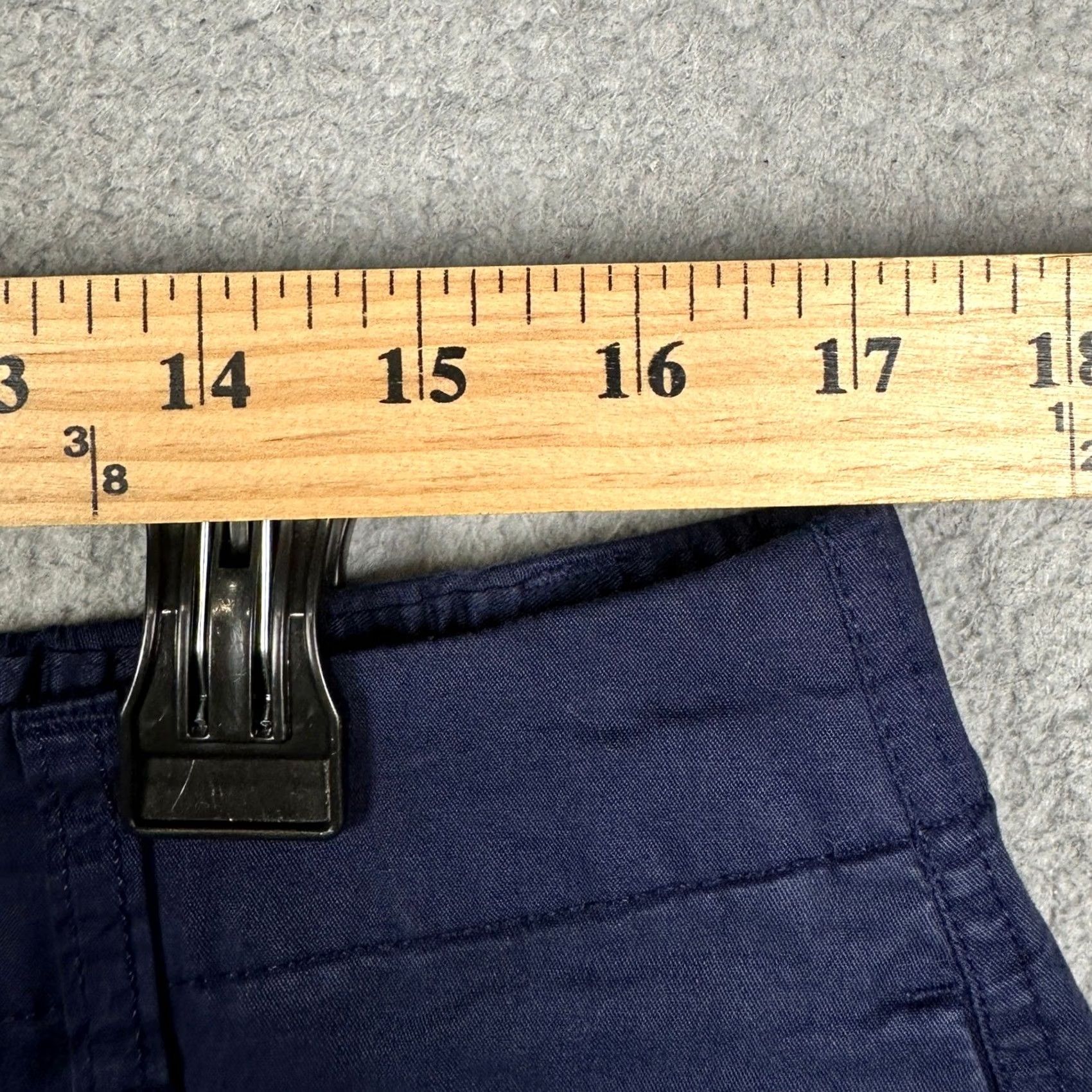Bonobos Bonobos Chino Shorts Mens Large 34 Navy Blue Flat Front 7 Inseam Stretch Pocket EUC Size US 34 / EU 50 - 6 Thumbnail