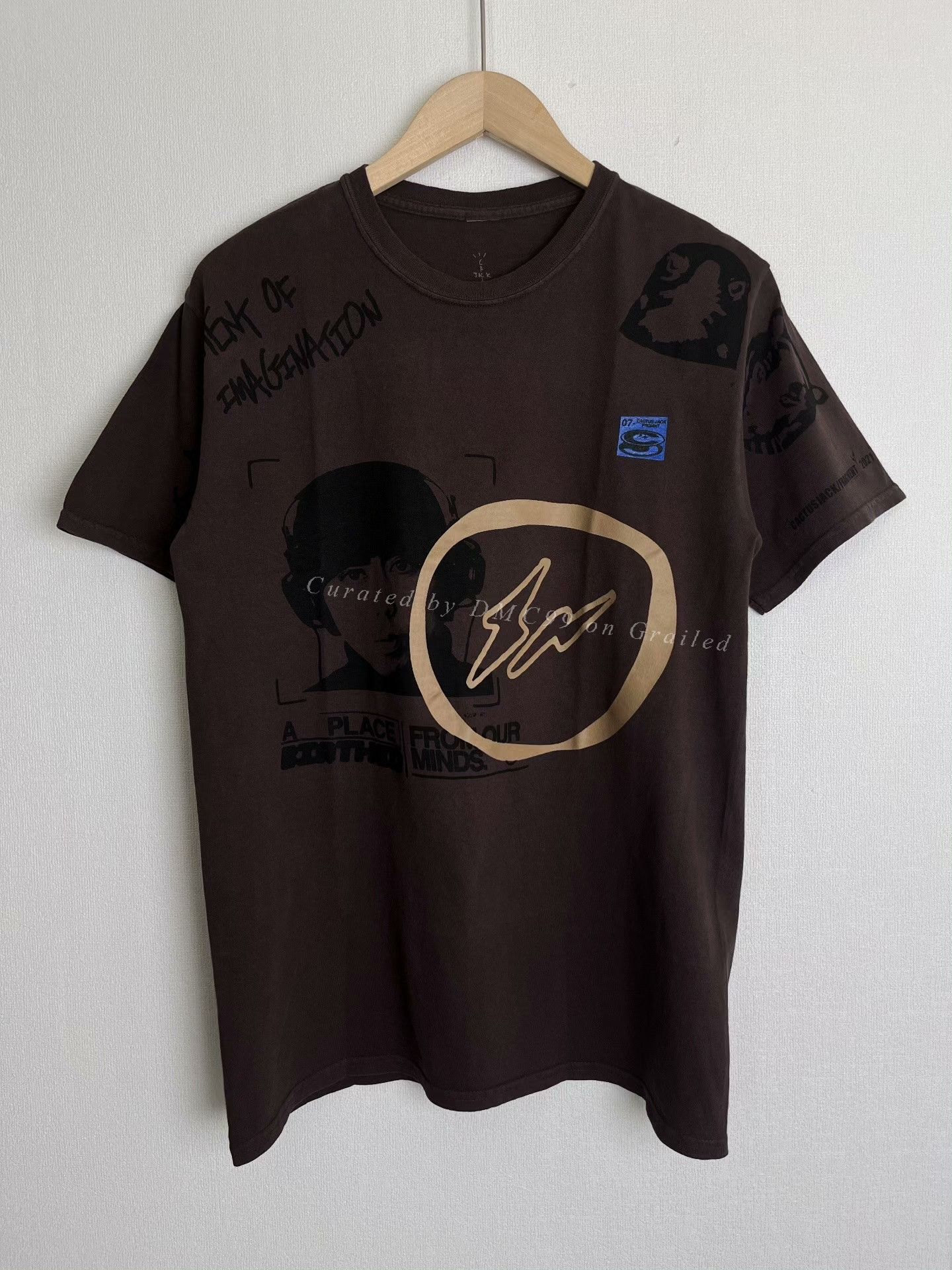 Travis Scott Travis Scott Fragment Cactus Jack DJ Face T-shirt Size US M / EU 48-50 / 2 - 1 Thumbnail