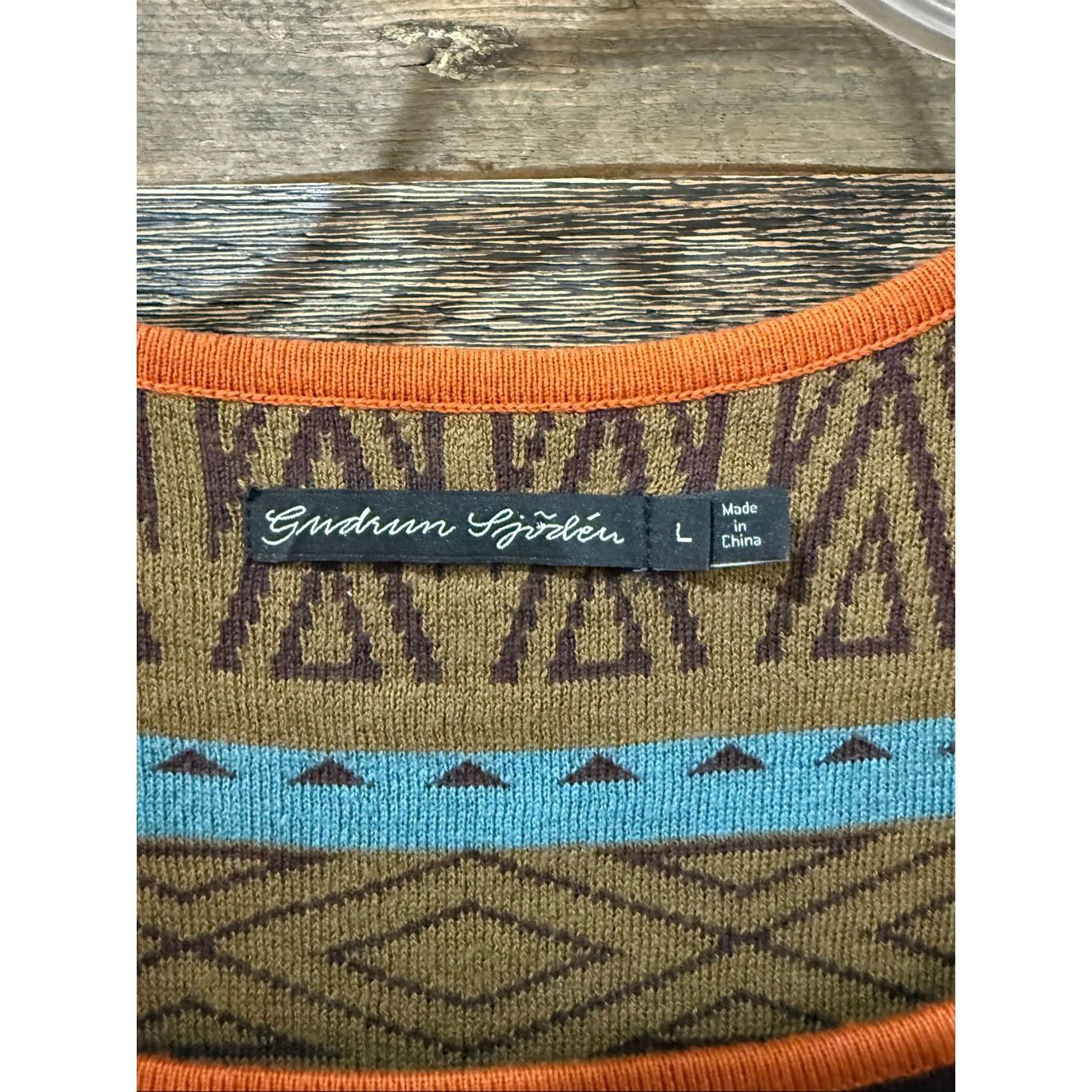 Guru Gudrun Sjoden Organic Cottton Aztec Pattern Short Sleeve Dre Size L / US 10 / IT 46 - 3 Thumbnail